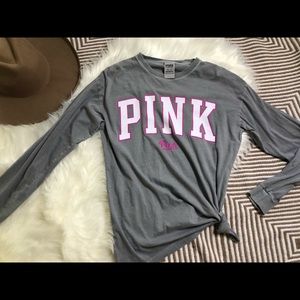 Oversized long sleeve Victoria secret PINK tshirt